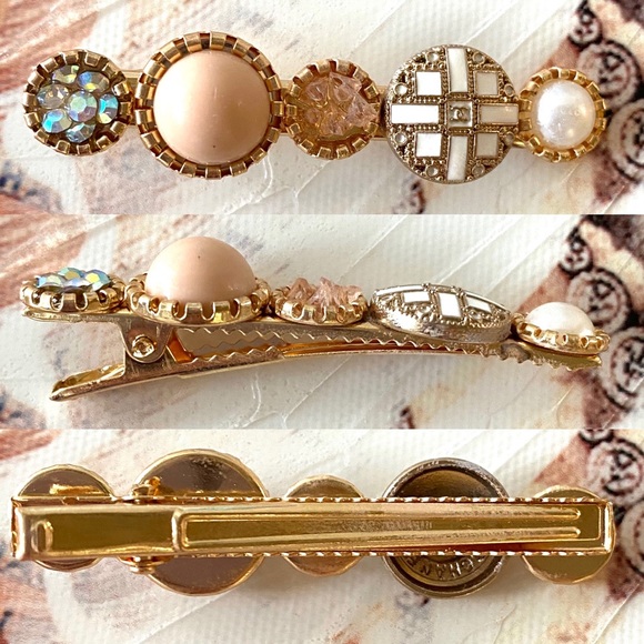 Handmade Designer Button Hairpins - Picture 5 of 5